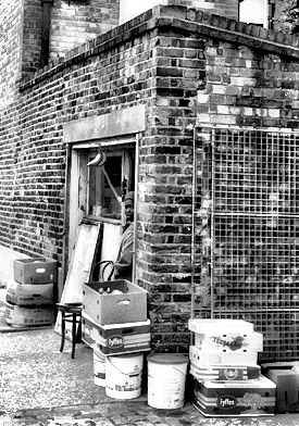 Joe's veg shop, Roman Road, 1989