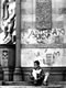 Boy at Burdett-Coutts fountain, Victoria Park, Bow, 1993