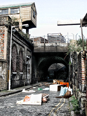 Back of Cheshire Street, March 2002