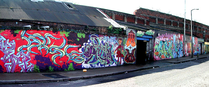 Grafitti, Sclater Street, March 2002