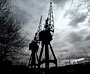 Cranes, Millwall Dock, Isle of Dogs, February 2003