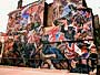 Battle of Cable Street mural, Cable Street, October 2002