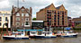 River view of the River Police Station, Wapping, June 2003