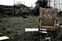 Abandoned chair, Copperfield Road, March 2004