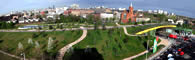 Mile End Park & the Green Bridge, May 2001