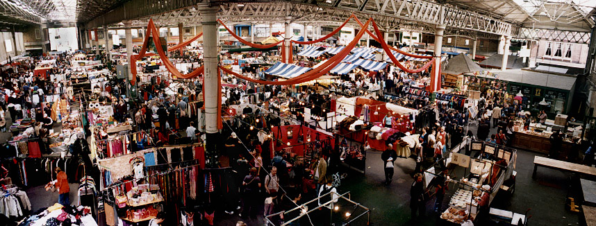 Spitalfields Market on a Sunday, April 2002