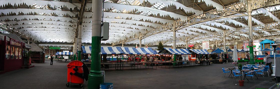 Spitalfiels Market interior, Jan 2001