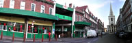 Brushfield Street, Spitalfields Market & Christ Church, 2001