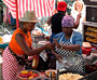 Caribbean food stall, Petticoat Lane, July 2003