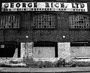 George Rice & Co Fur Skin Dressers and Dyers. This derelict building was just off Carpenters Road in Stratford and was recently burned out & demolished. By Richard Bulch.