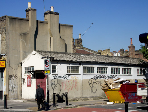 Old Roman Road Library, corner of Roman Road and Vivian Road, August 2004