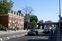 Bow Road looking east towards corner of Addington Road, Bow, August 2004