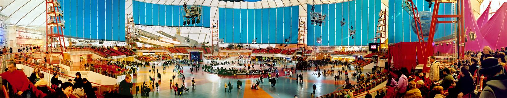 Inside the Millennium Dome, Dec 2000