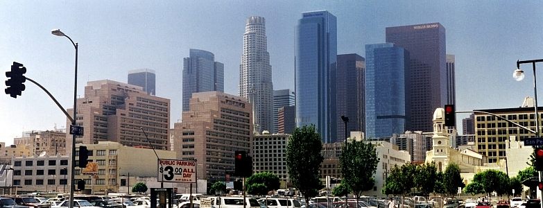 Los Angeles skyline, 2000