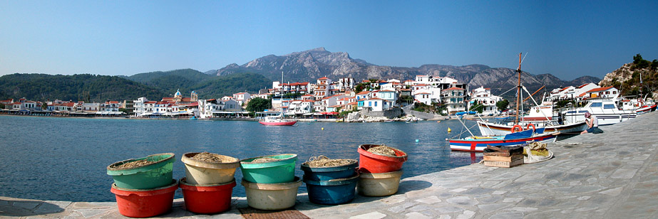 Village of Kokkari, Samos, Greece, Sept 2002